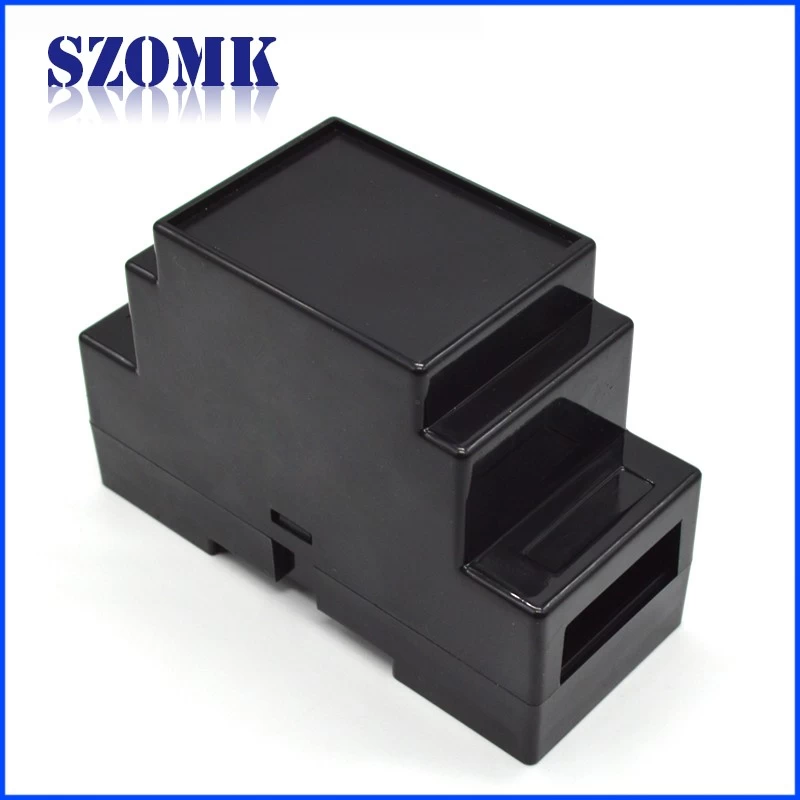 SZOMK abs material plastic din rail enclosure for PCB AK-DR-01 88*37*59mm