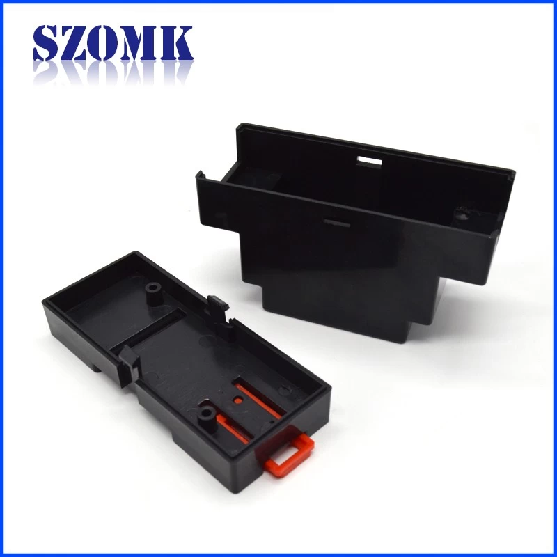 SZOMK abs material plastic din rail enclosure for PCB AK-DR-01 88*37*59mm