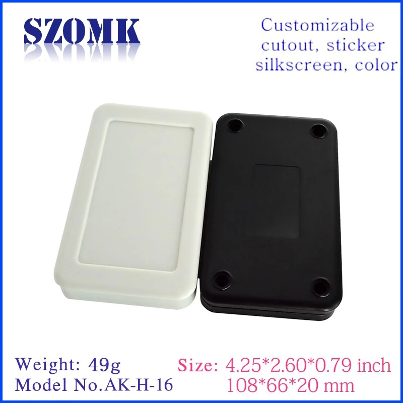 SZOMK abs plastic enclosure waterproof plastic boxes hand held enclosures manufacturers