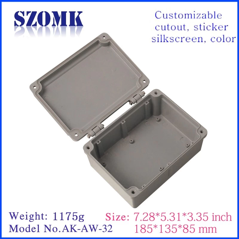 SZOMK aluminum waterproof die-cast housing AK-AW32 185 * 135 * 85mm for outdoor