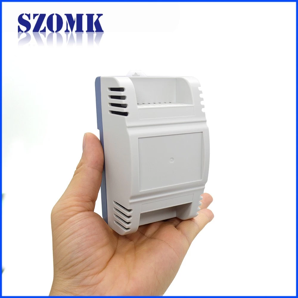 SZOMK custom din rail enclosure electronic distribution box pcb board holder housing for industrial control AK-DR-59 112*65*56mm