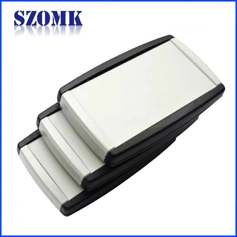 SZOMK customized ABS plastic handheld enclosure electronic junction box from China supplier AK-H-58 154*102*24mm