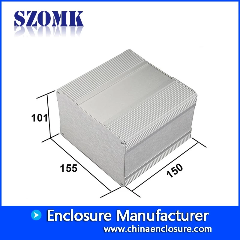 SZOMK electronic enclosure metal Black box electronics  profil aluminium design case 50(H)x178(W)x200(L) mm ak-c-c52