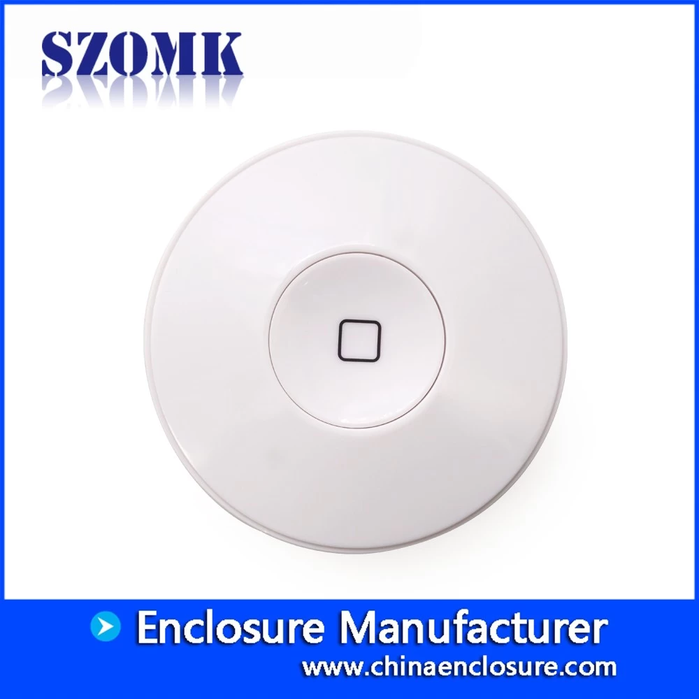 porcelana Caja de plástico de red de suministro de fábrica SZOMK para caja redonda de electrónica 110 * 36 mm fabricante