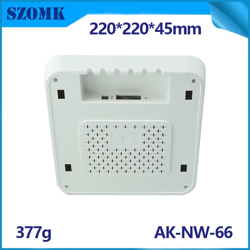 SZOMK factory supply net-work plastic enclosure for electronics round box AK-NW-66