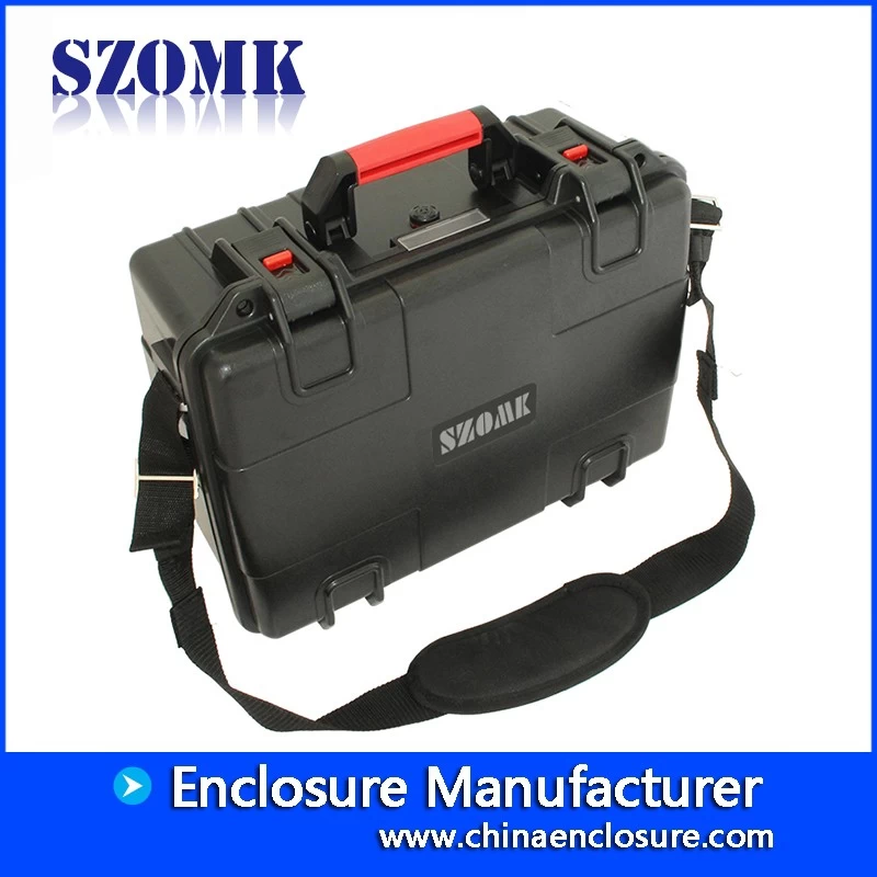 SZOMK handheld plastic tool box Multi-function portable instrument storage Case for Woodworking Electrician repair AK-18-06 415*335*180mm