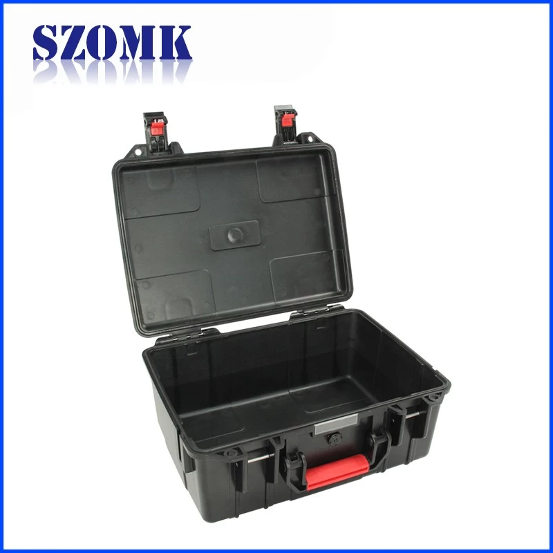 SZOMK handheld plastic tool box Multi-function portable instrument storage Case for Woodworking Electrician repair AK-18-06 415*335*180mm