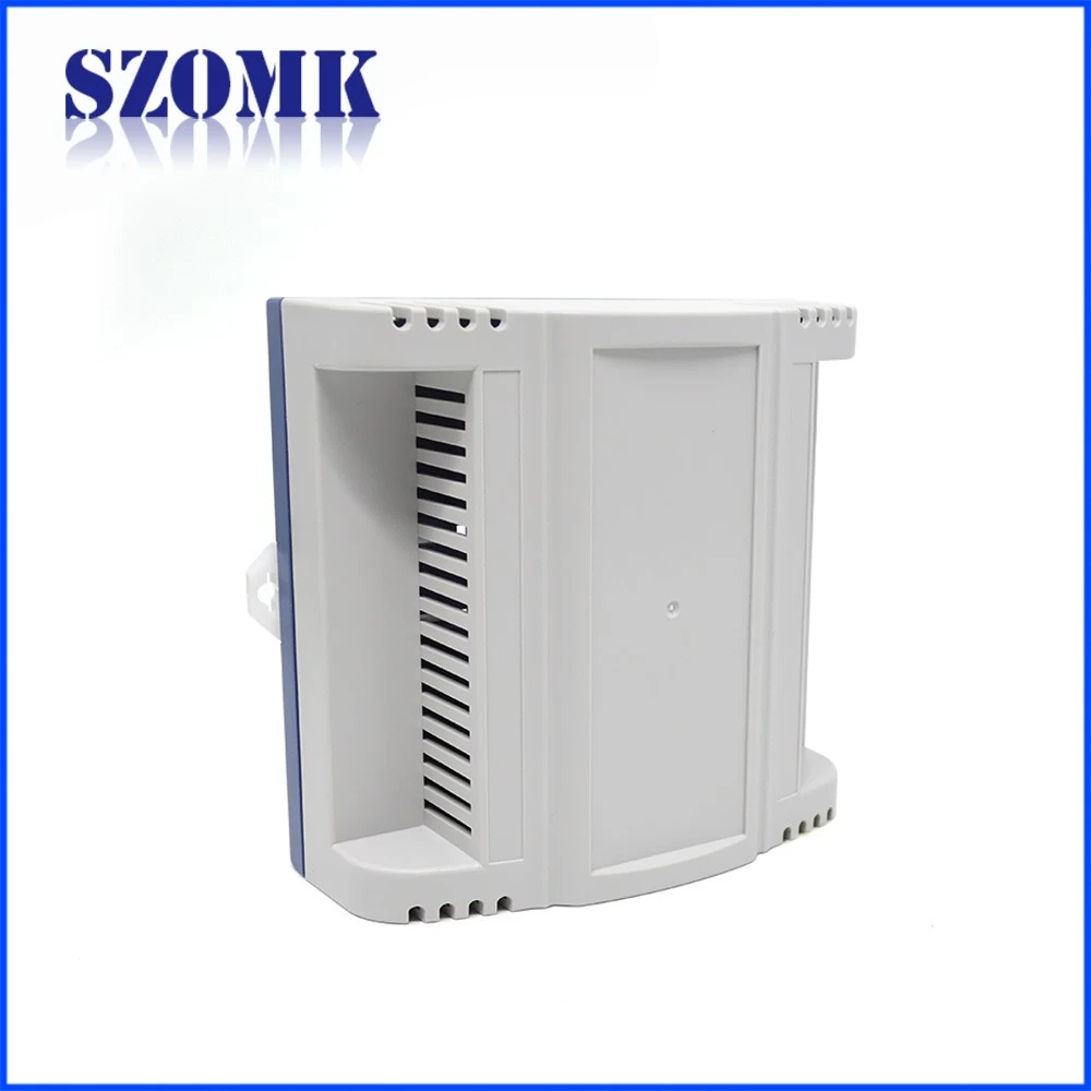 SZOMK hot sale abs plastic din rail terminal box supply AK-DR-58 107 X 112 X 56 mm