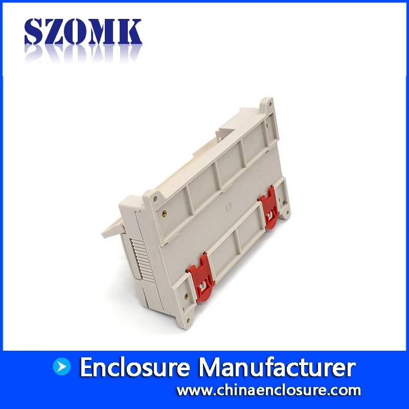 SZOMK manufacture supplier electronic plastic din rail enclosure for pcb AK-P-19 168*115*40 mm