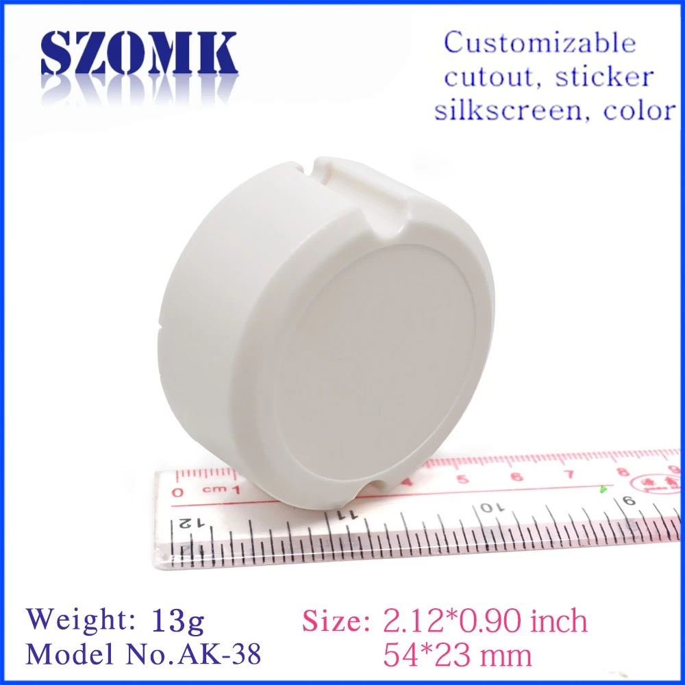 SZOMK new design ip54 abs plastic led enclosure for electronic  AK-38  54 X 23 mm