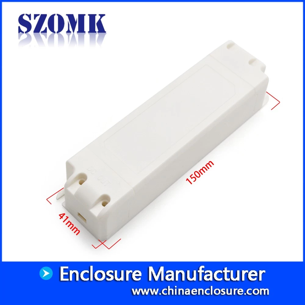 SZOMK new design ip54 abs plastic led enclosure for electronic AK-55 150*41*30mm