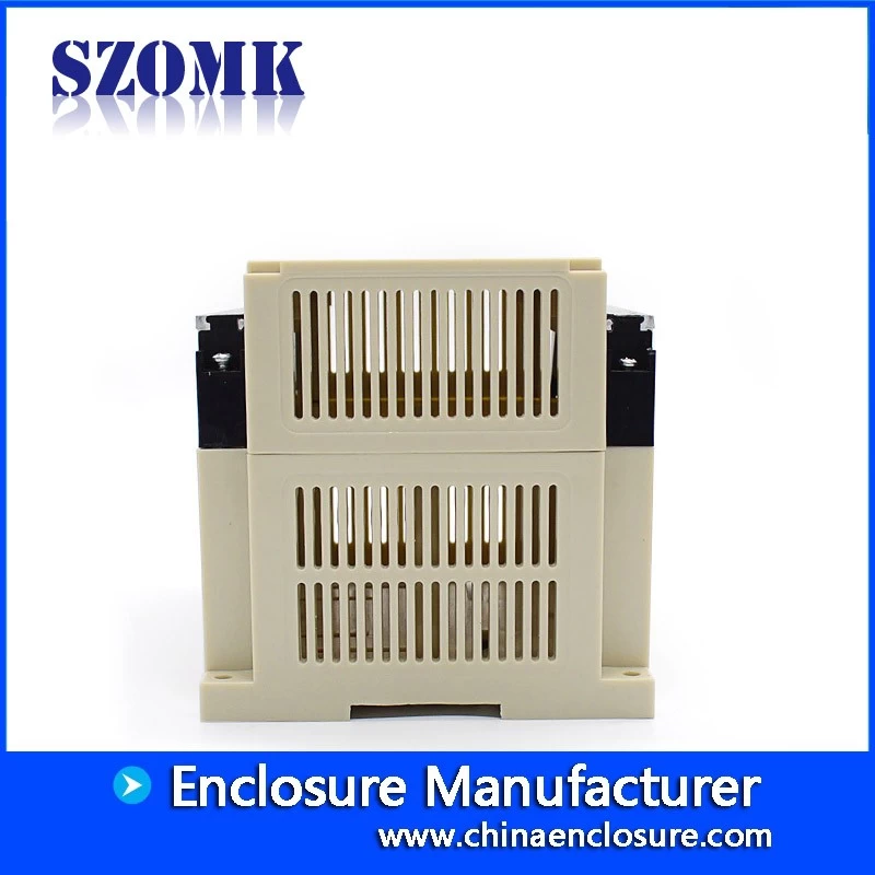 SZOMK new plc din rail plastic enclosure small plastic control box with terminal block
