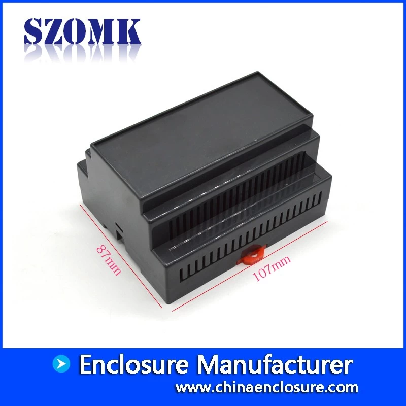 SZOMK popular product din rail plc junction box AK-DR-04C  107 * 87 * 59 mm