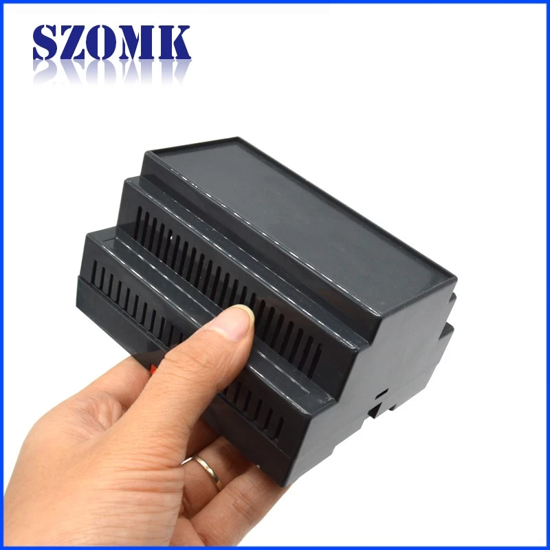 SZOMK popular product din rail plc junction box AK-DR-04C  107 * 87 * 59 mm