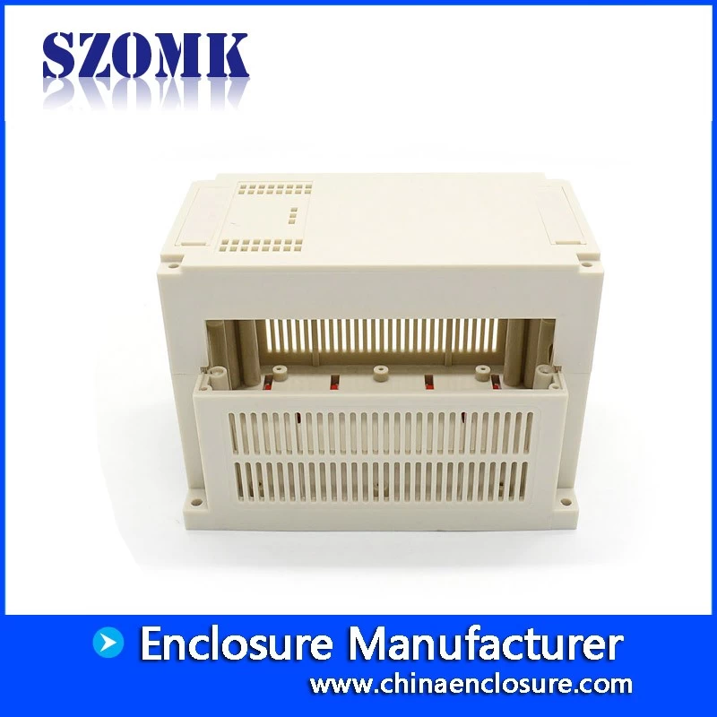 SZOMK unique design plastic din rail industrial housing case  connector for electronic AK-P-16 155*110*110mm