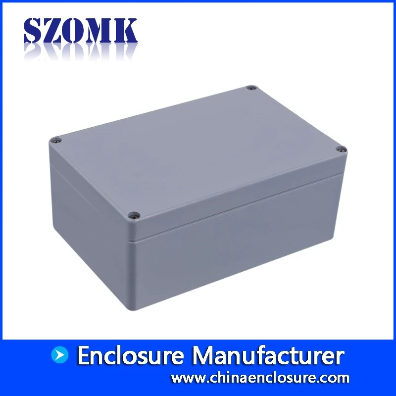 SZOMK  waterproof die cast aluminum enclosure electronic control box for power supply AK-AW-16 240*160*100mm