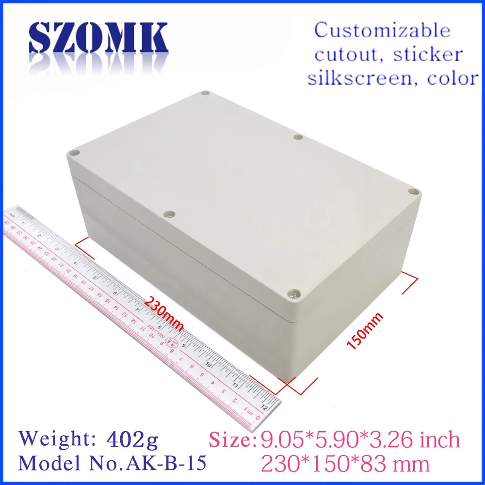 SZOMK waterproof outdoor electrical junction box AK-B-15 230*150*83mm