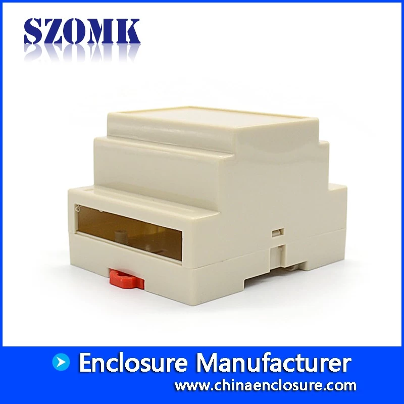 Shenzhen industrial plastic electronic custom din rail enclsoure housing box with 88*72*59mm