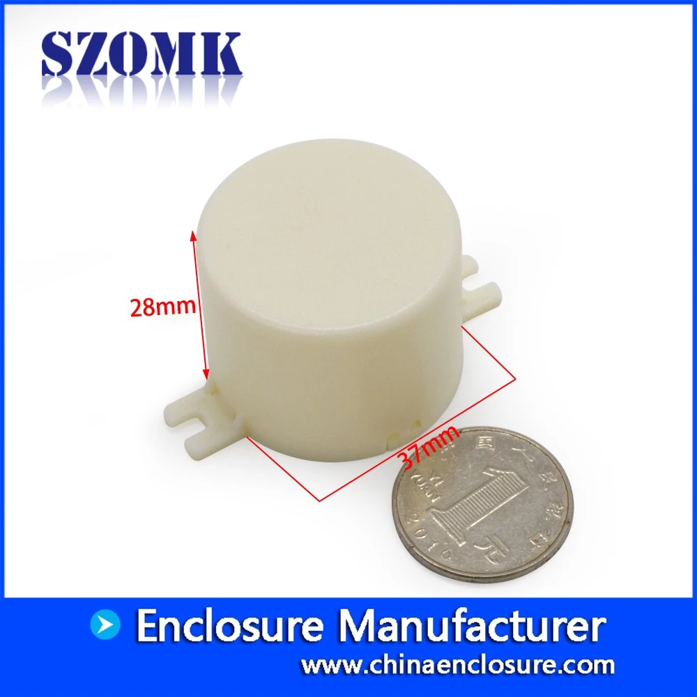 Shenzhen supplier round plastic LED power junction box controller box size 37*28mm