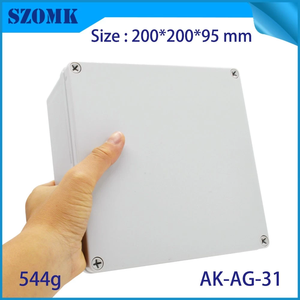 Szomk Big Square Enclosure IP66 waterproof junction box AK-AG-31 200*200*95 mm