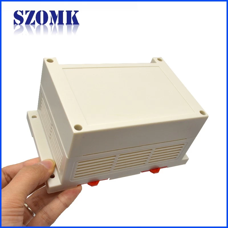 Szomk  factory abs plastic din rail enclosure for electronic device AK-P-24 145*90*72 mm