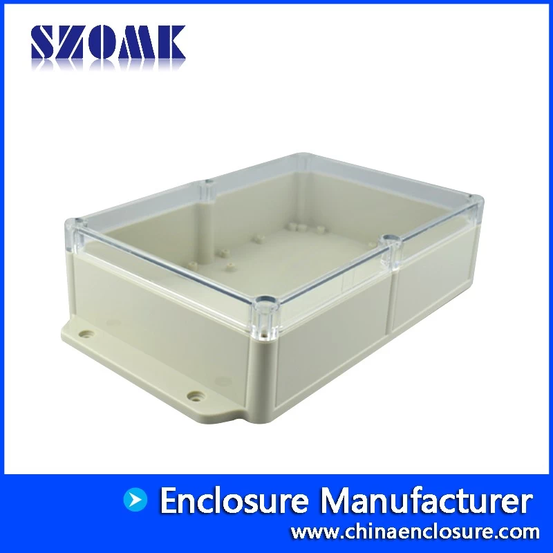 Szomk plastic housing for wall mounting control box electronic project box AK10020-A2 283 * 165 * 66mm