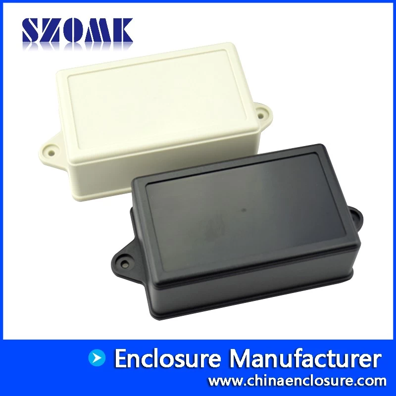 Wall mounted plastic instrument case housing for electronics PCB enclosure AK-W-12
