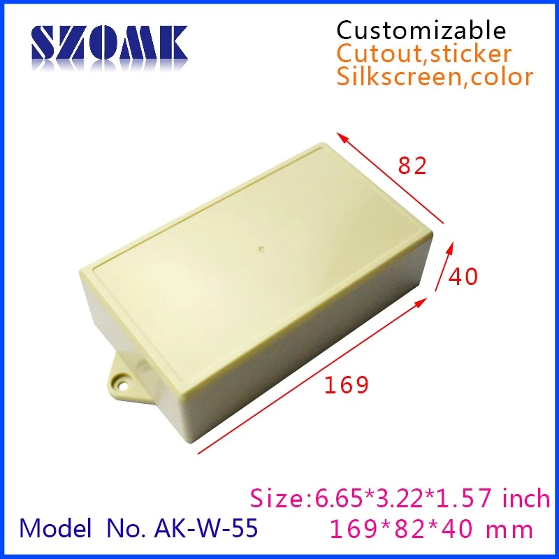 Wall mounting instrument case housing AK-W-56 ,169x82x40 mm