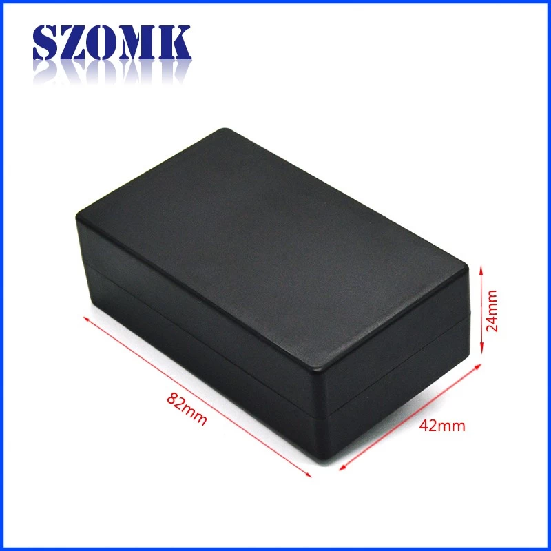 White and black color little box plastic abs plastic housing electronics box plastic electrical case for pcb 82*42*24mm