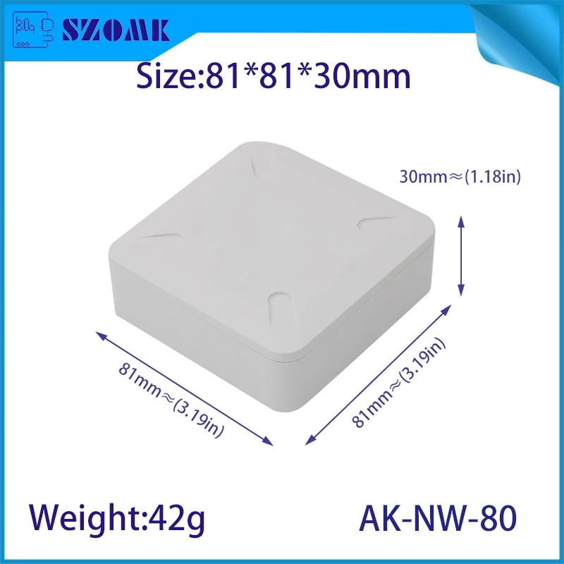 Gateway Switch Housing Smart Home Router Plastic Shell Electronic Equipment Chassis Box AK-NW-80