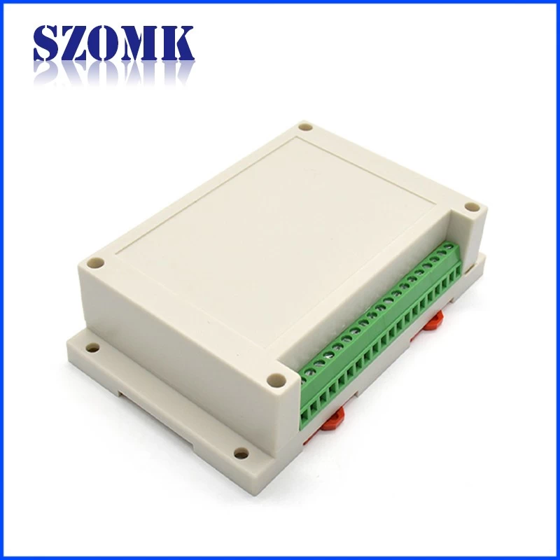 SZOMK terminal block plastic din-rail enclosure for electronic pcb junction control boxes AK-P-08A  145*90*40mm
