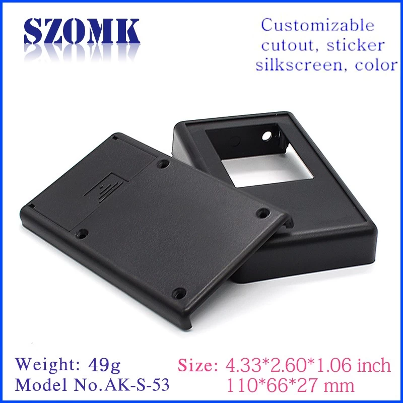 abs plastic electronic equipment enclosure 110*65*27mm plastic electrical device box szomk instrument housing box