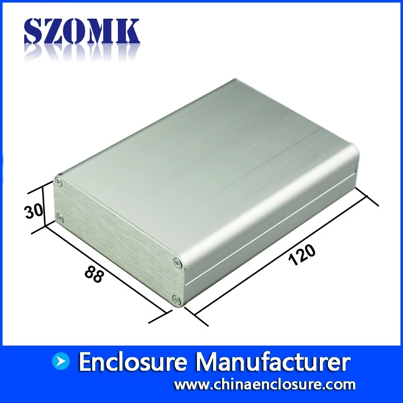 aluminum extruded shell/aluminum enclosure junction box heat sink 30*88*120mm AK-C-C29