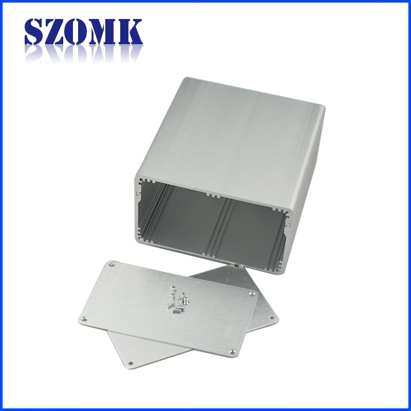 aluminum industrial enclosure for electronic supplies from szomk with  70(H)x120(W)xfree mm