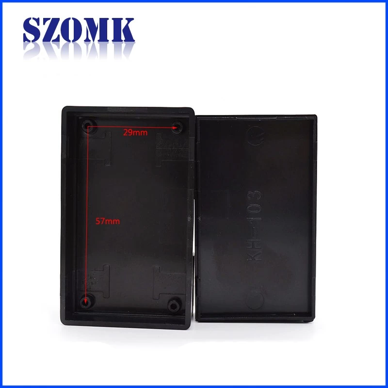 black color for out let plastic enclosures for electronics plastic card reader case abs junction box housing