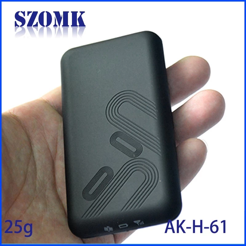 black handheld small plastic enclosure box AK-H-61 99*52*15mm