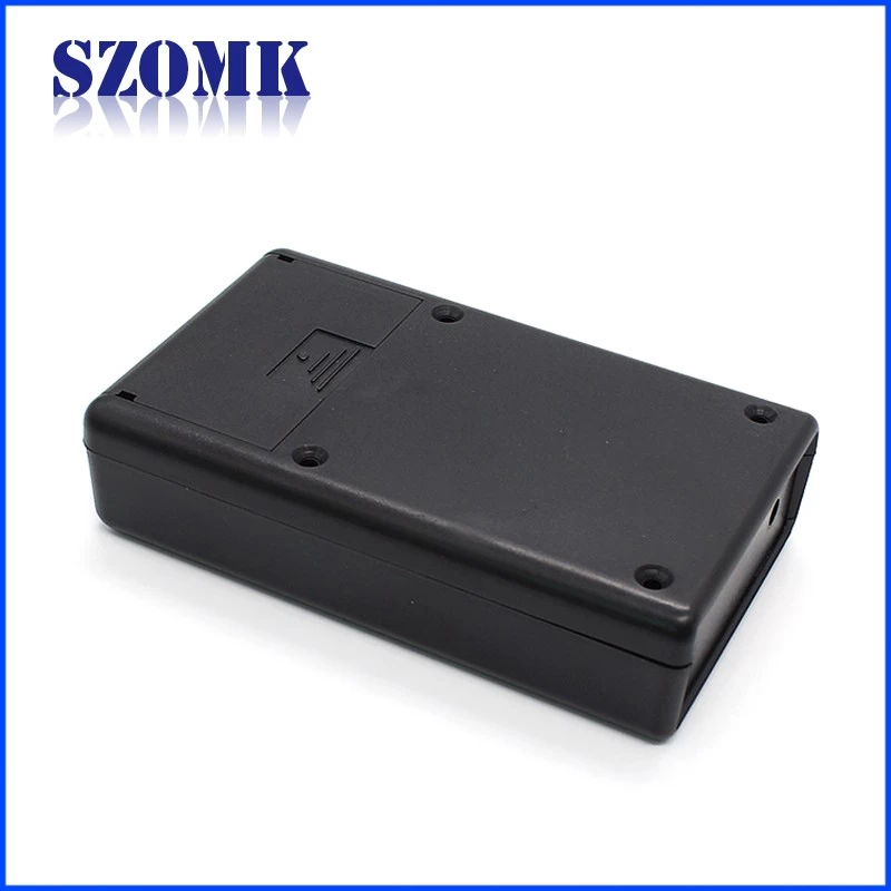 black plastic box handheld enclosure electronics project box AK-S-53