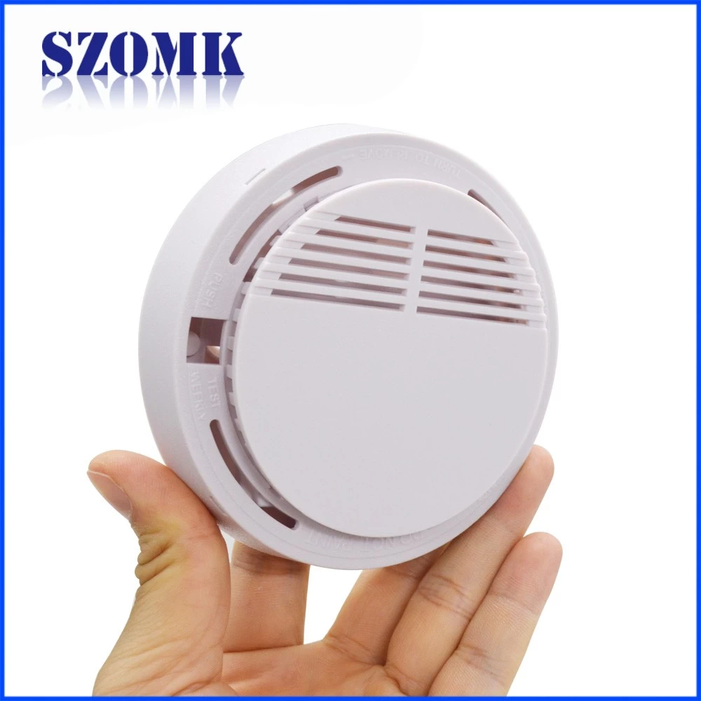 china supplier plastic smoke detector enclosure infrared sensor box size 107*34mm