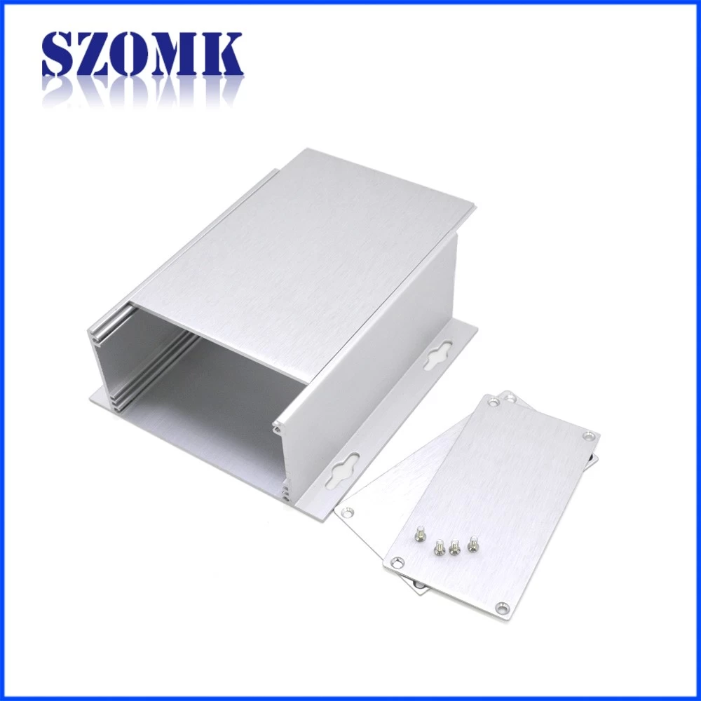 cost saving aluminum controller metal junction enclosure amplifier with heat sink profile size 130*128*52mm