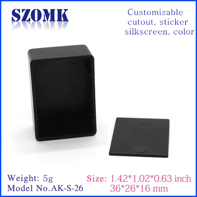 diy small plastic panel enclosure electrical box szomk plastic housing AK-S-26