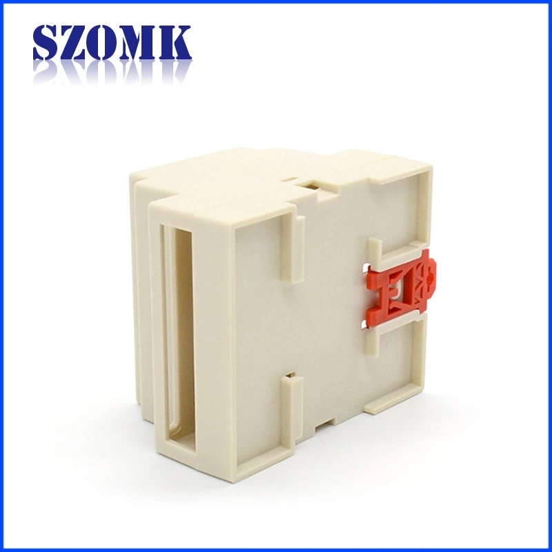 China electrical 87X72X59mm abs plastic PLC din rail junction case  supply/AK-DR-03c
