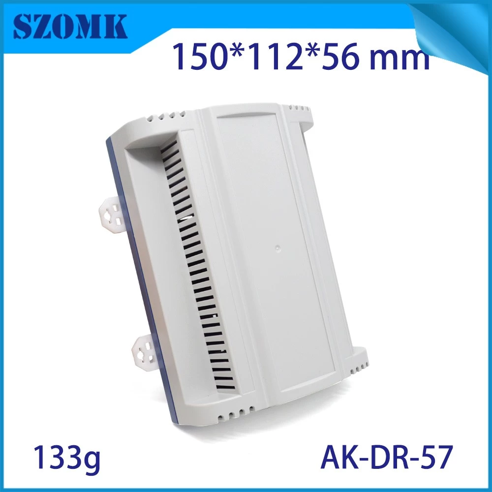 electronic box enclosure din rail enclosure ABS plastic for electronic device 150*112*56 mm