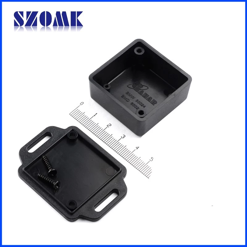 electronic new plastic abs enclosure for pcb box AK-W-37 36x36x15 mm