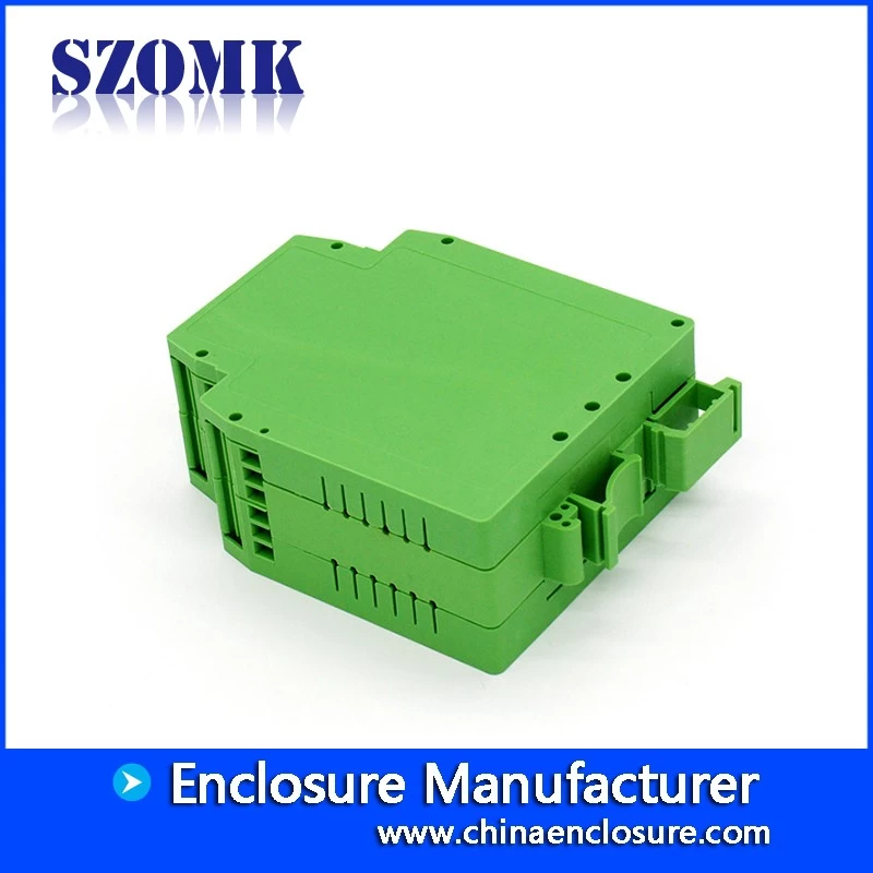 enclosure pcb junction box plastic32  80*98*40mm electronics din rail case AK-DR-32  80*98*40mm