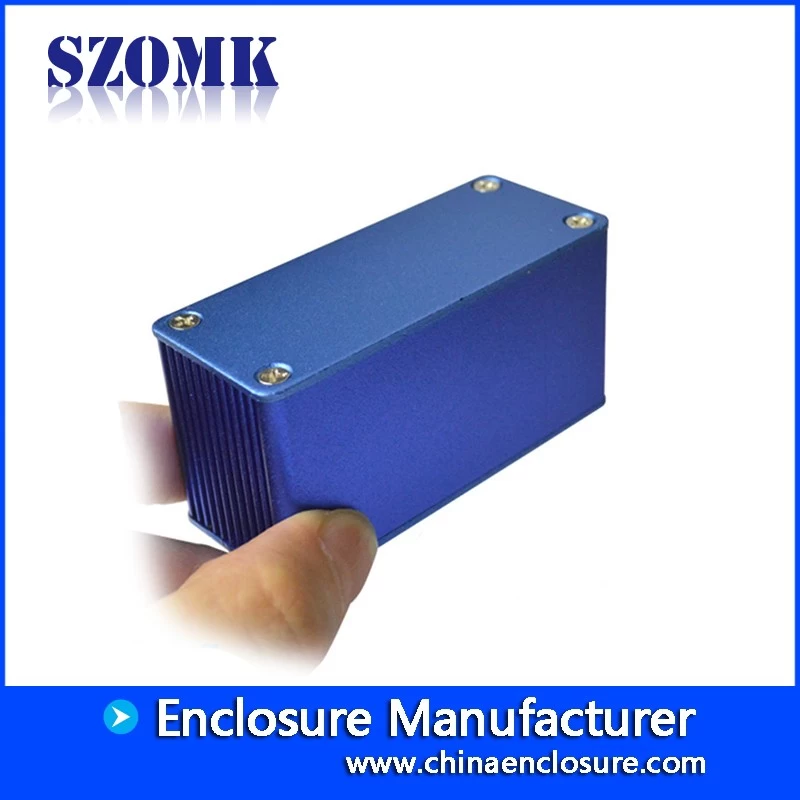 extruded aluminum outdoor electrical junction box aluminium enclosures with 27(H)*66(W)*free(L)mm