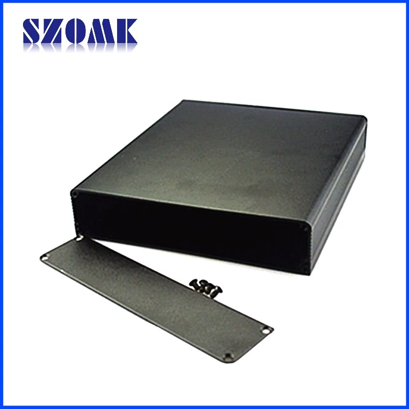extruded polished aluminum enclosure with internal slots,AK-C-B25