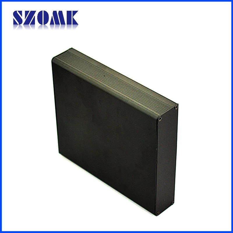 extruded polished aluminum enclosure with internal slots,AK-C-B25