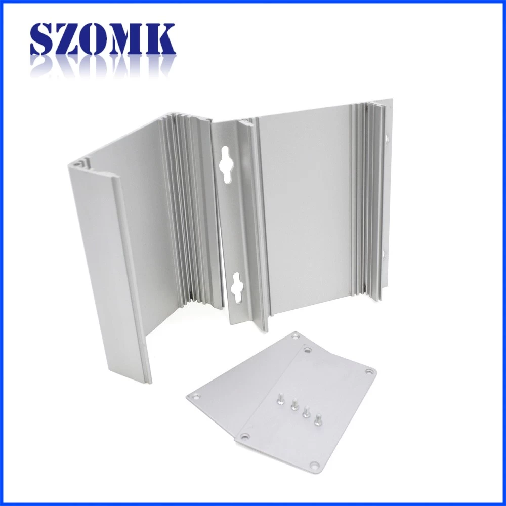 factory price aluminum profile housing plc power junction box DIY electronic line housing size 130*120*50mm