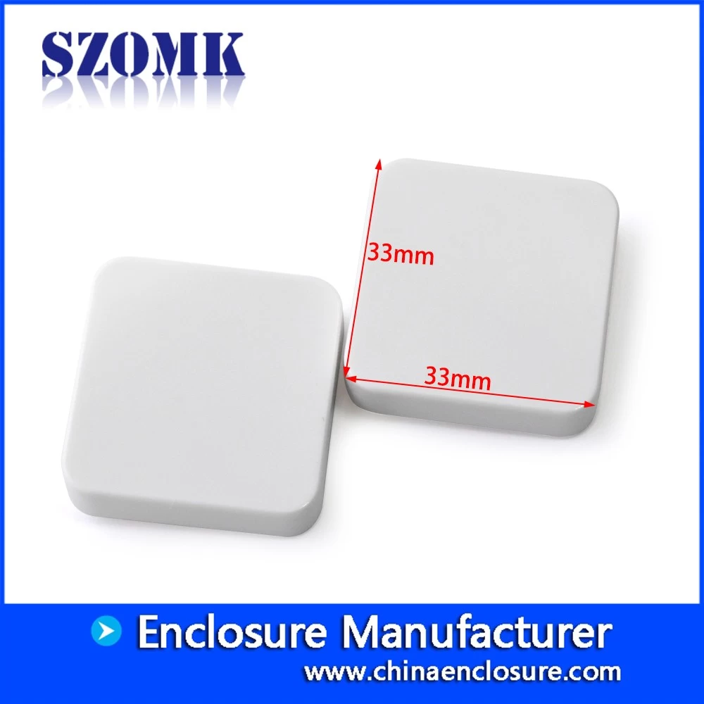 factory price plastic bluetooth base station housing detector enclosure size 33*33*10mm