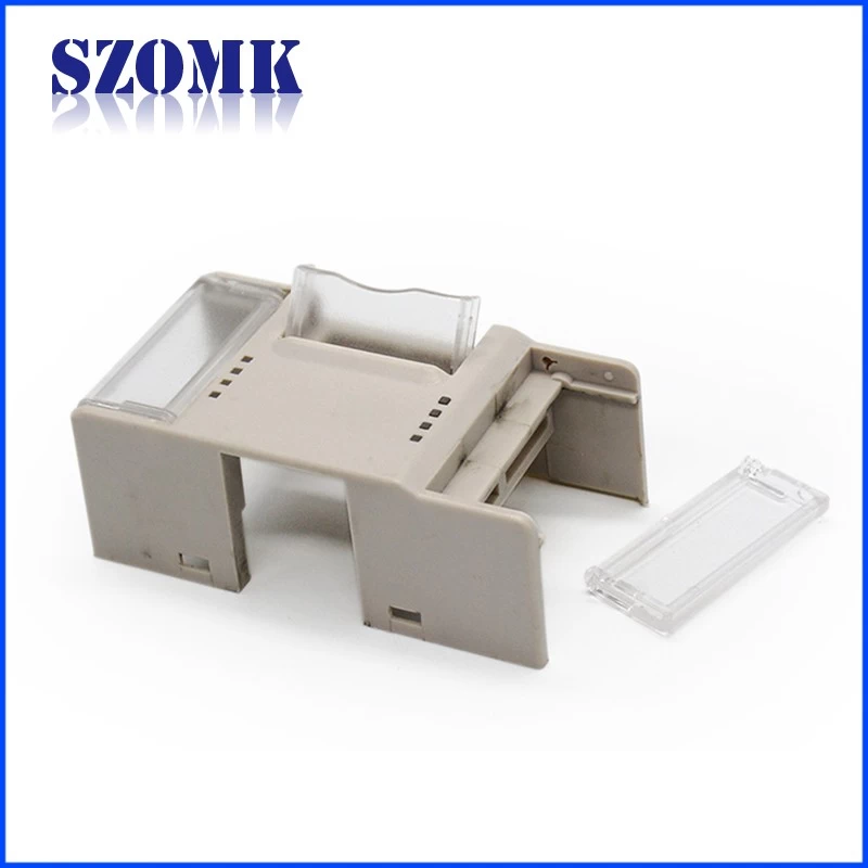 Guangdong electronic products 110X65X50mm abs din rail box manufacture/AK-DR-18